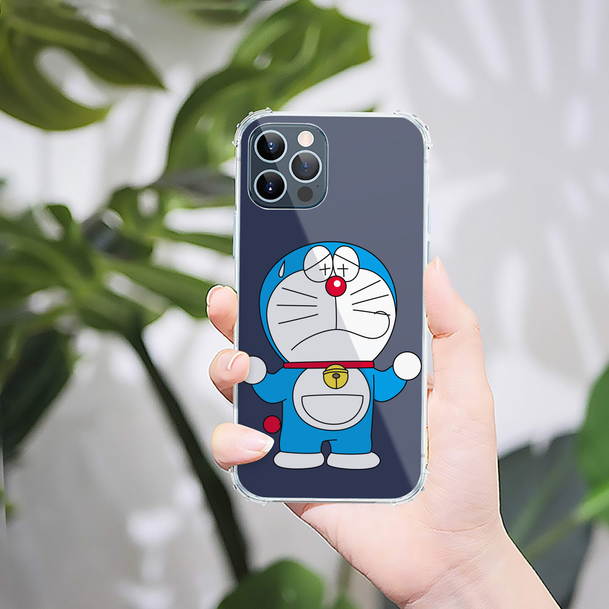（画像用） ドラえもん Doraemon 【iPhone 12シリーズ対応】透明スマホケース（クリアソフトケース）
